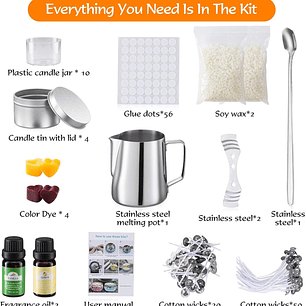 Kit De Fabricación De Velas Para Principiantes, 153 Piezas