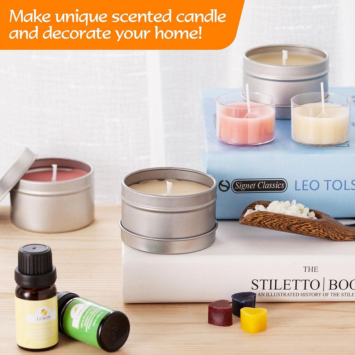 Kit De Fabricación De Velas Para Principiantes, 153 Piezas 4