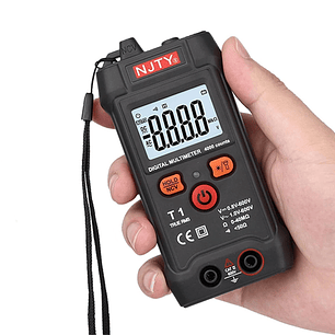 Tester Digital Inteligente Amperaje Voltaje Ohms 600v Ac Dc
