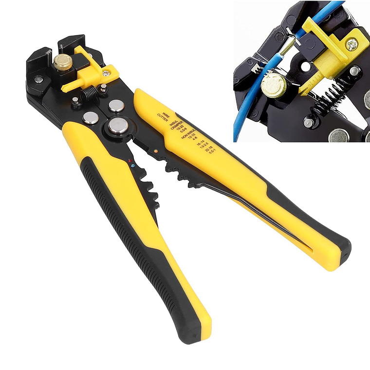 Alicate Pelacable Cortacable Crimpeadora Prensa Pinza 4