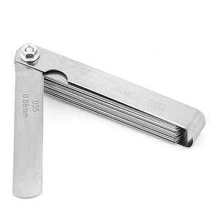 Sensor Galga De Espesores De Acero Inoxidable 32 Piezas