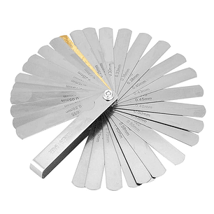 Sensor Galga De Espesores De Acero Inoxidable 32 Piezas