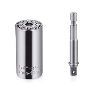 Llave Dado Universal Medir Herramienta Taladro 7mm-19mm