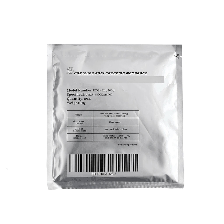 Pack X 10 Membrana Anticongelante Criolipolisis Crioterapia 1