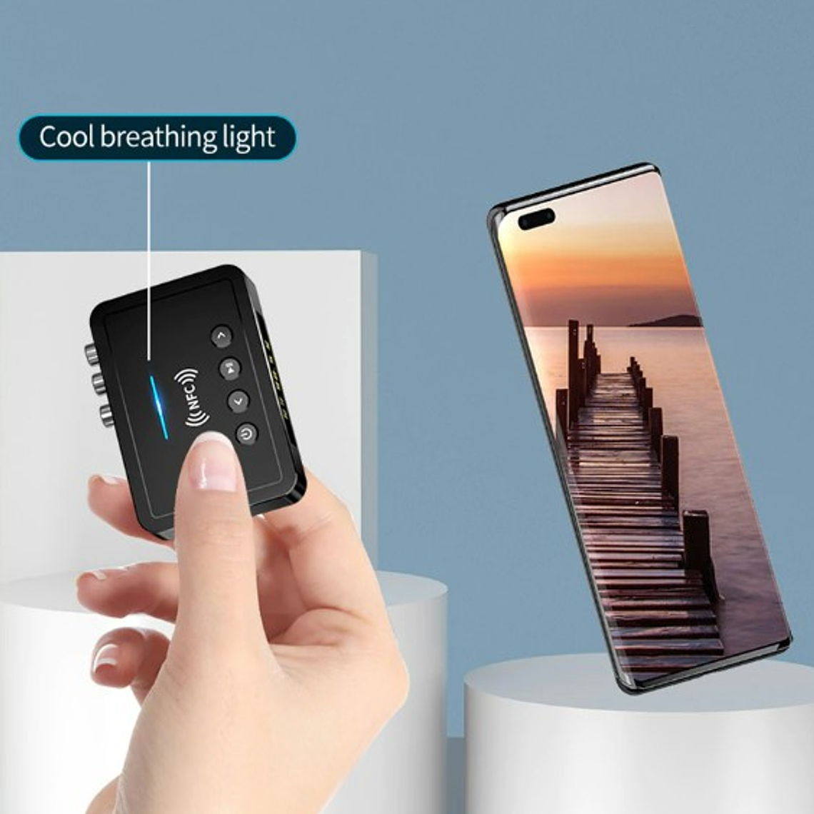 Nfc Bluetooth 5.0 Transmisor/receptor Audio Estéreo 7