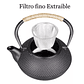 Tetera Hierro Fundido Japonesa Con Infusor Acero - Miniatura 2