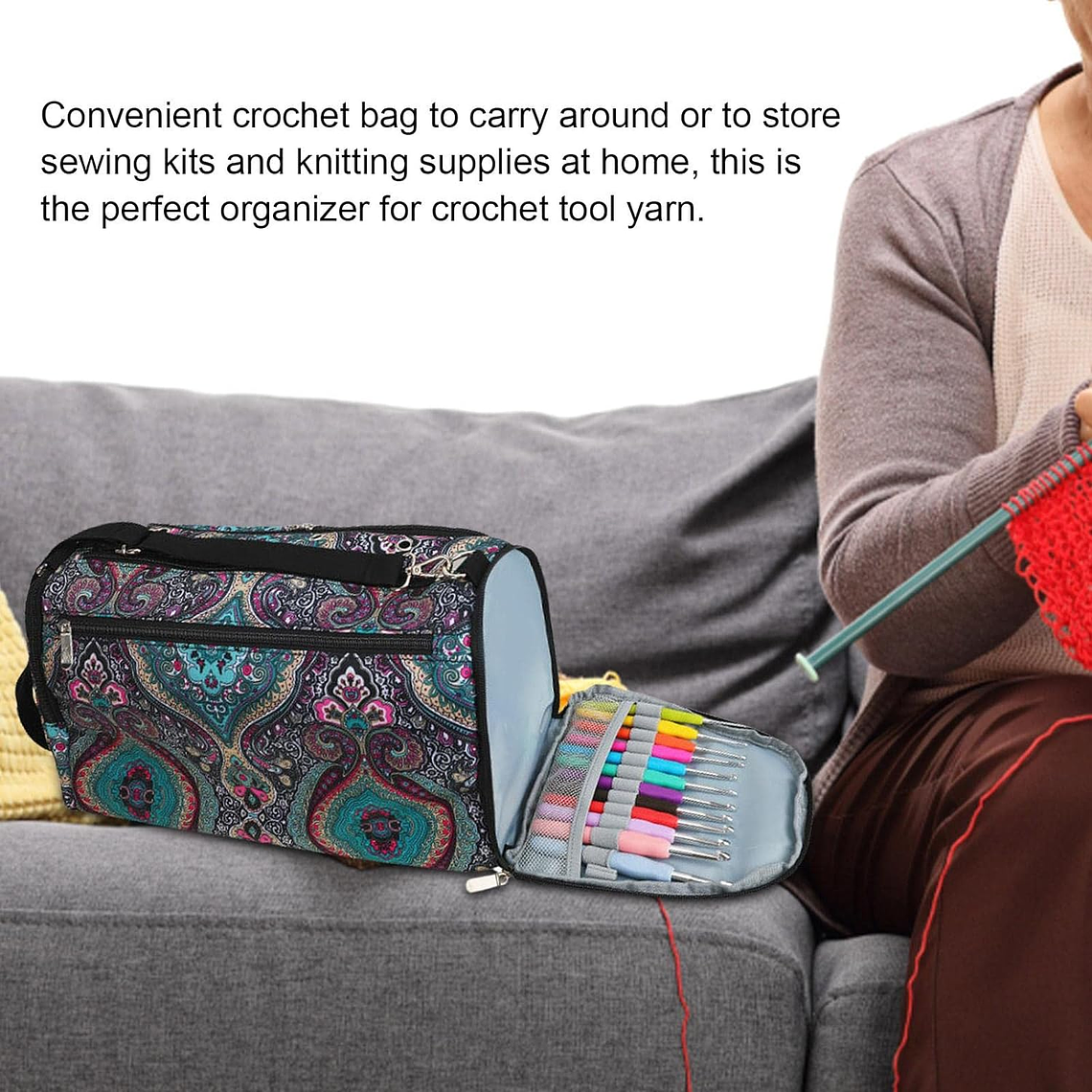 Bolsa De Almacenamiento De Hilo/lana/crochet Para Tejer 4