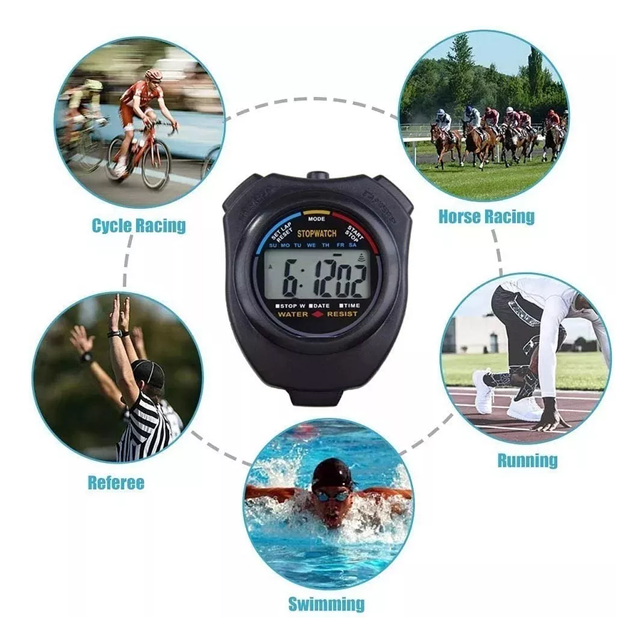 Cronómetro Digital Y Profesional Para Deporte Fitness