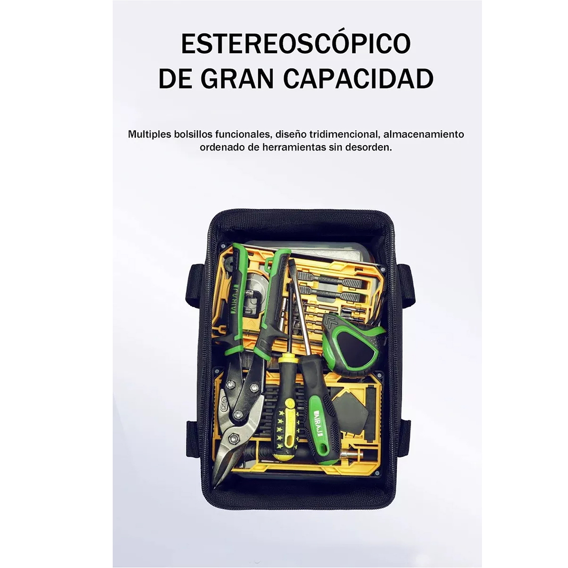 Bolsa De Herramientas, Bolsa Multifuncional, Resistente 5