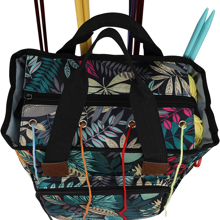 Bolso Organizador De Hilos/lana/crochet/ Tejidos 3