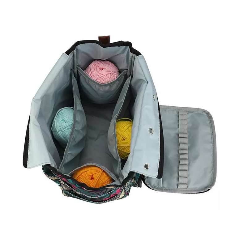 Bolso Organizador De Hilos/lana/crochet/ Tejidos 2