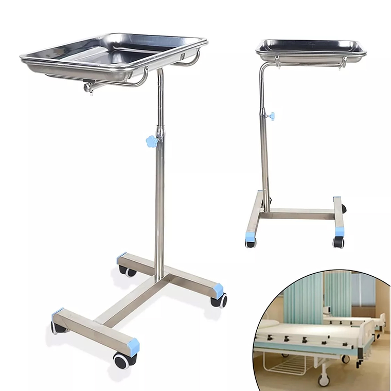 Mesa Mayo Bandeja Removible Altura Regulable 45x35 Cm 1