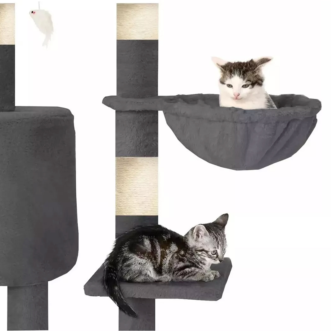 Rascador Tipo Árbol Para Gatos - 5 Niveles Interactivo 4