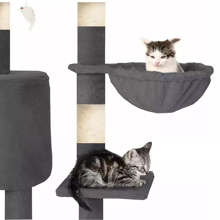 Rascador Tipo Árbol Para Gatos - 5 Niveles Interactivo 4