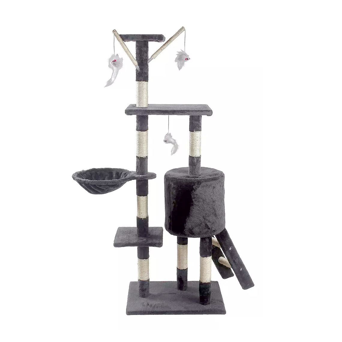 Rascador Tipo Árbol Para Gatos - 5 Niveles Interactivo 2