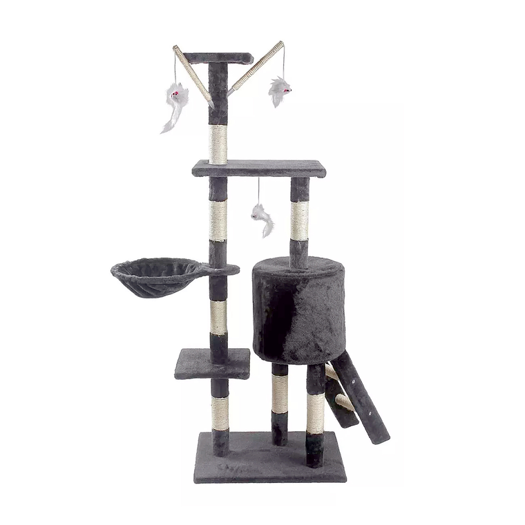 Rascador Tipo Árbol Para Gatos - 5 Niveles Interactivo 2
