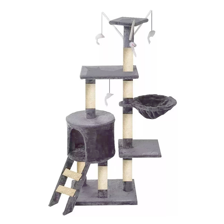 Rascador Tipo Árbol Para Gatos - 5 Niveles Interactivo 1