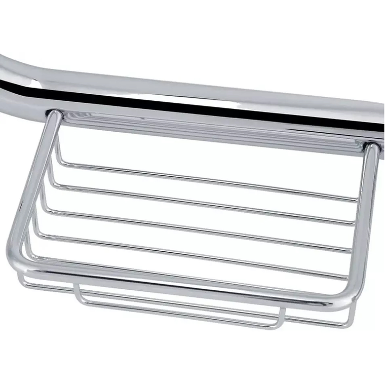 Agarradera 135° Barra Curva Derecha O Izquierda Con Jabonera 5