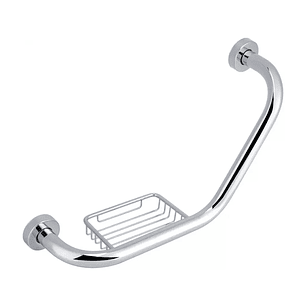 Agarradera 135° Barra Curva Derecha O Izquierda Con Jabonera