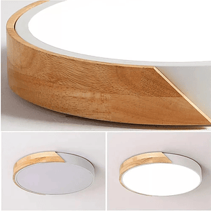 Moderna Lampara Led De Techo Con Montejo Empotrado