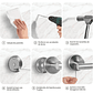Set De 5 Accesorios De Baño Acero Inoxidable Plata - Miniatura 6
