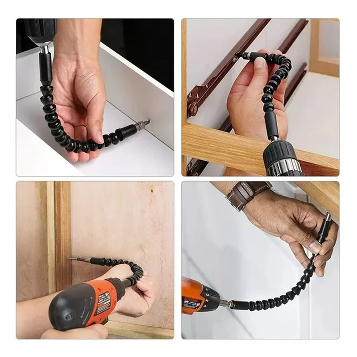 Kit 9 De Juego Brocas Extensión 1/2-3/8-1/4 Dado Universal 3