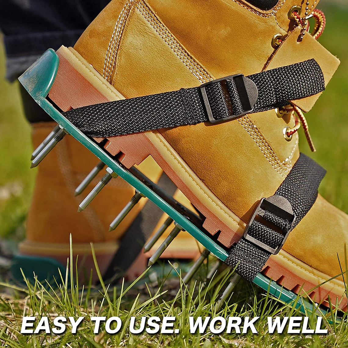 Zapatos Aireador De Césped Herramienta Eficaz Para Airear 4