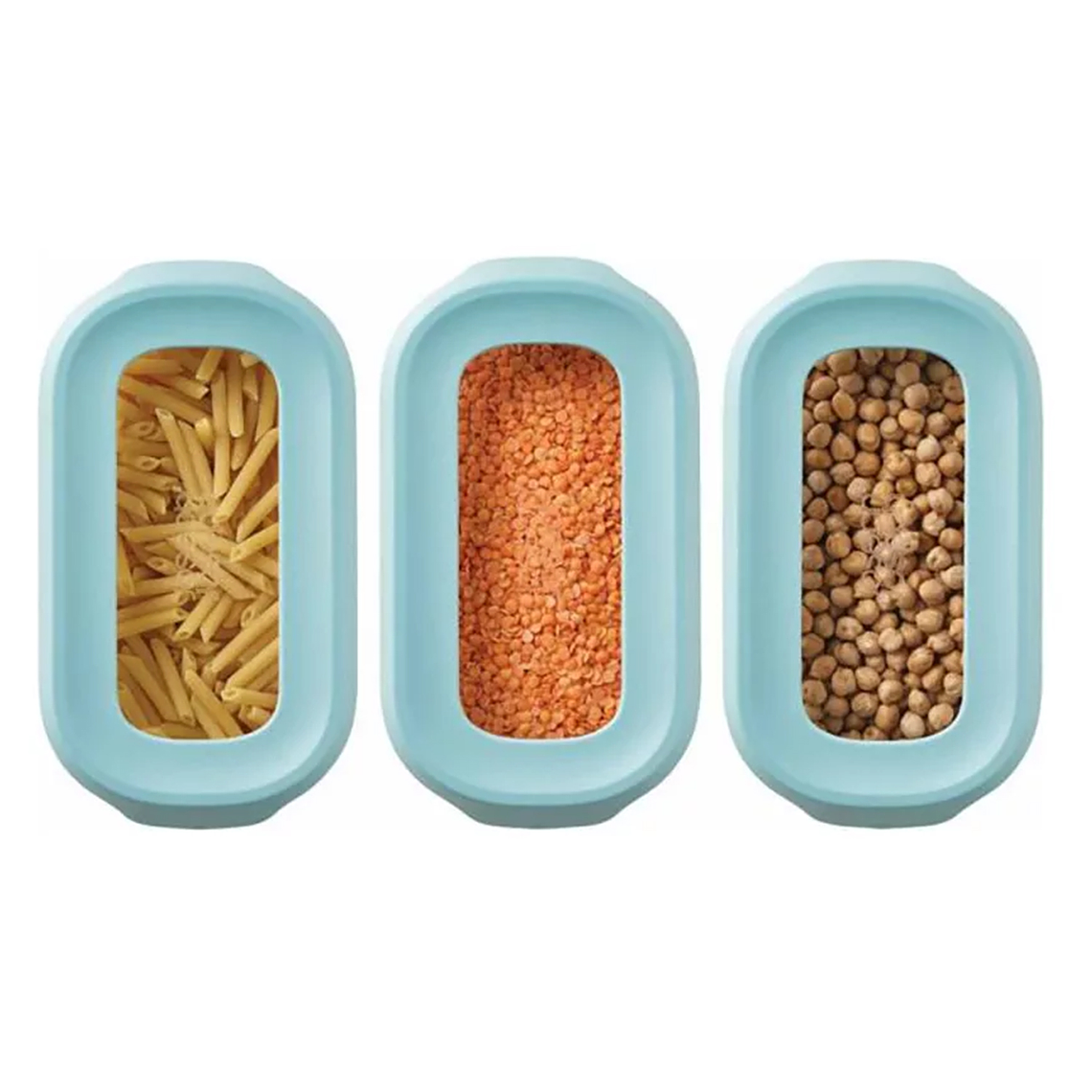 Pack3 Contenedores Organizador Para Despensa - Refrigerador 3