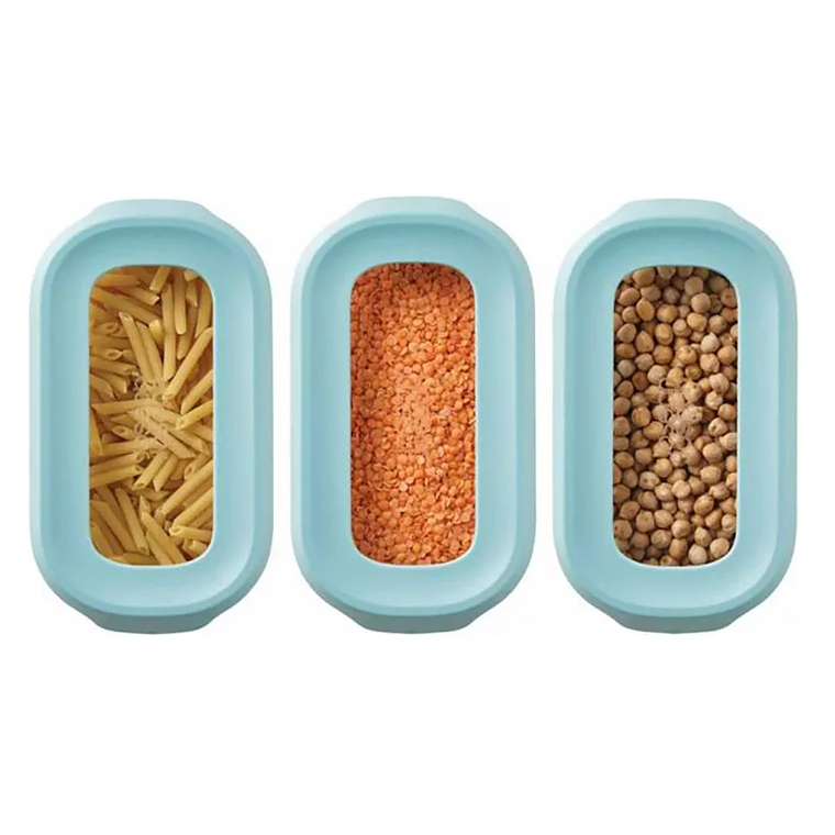 Pack3 Contenedores Organizador Para Despensa - Refrigerador 3