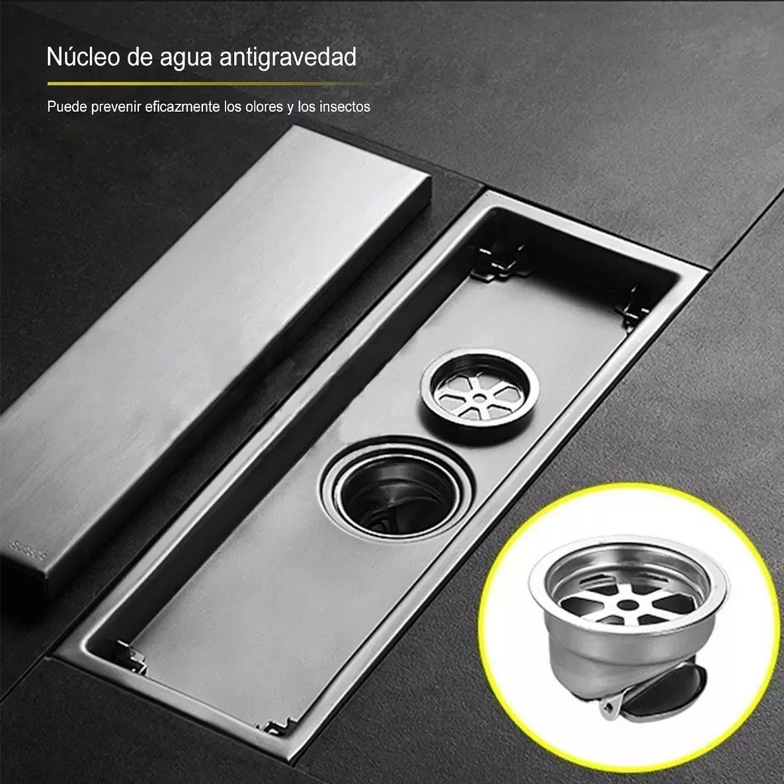 Filtro Drenaje De Desagüe De Piso De Ducha /acero Inoxidable 5