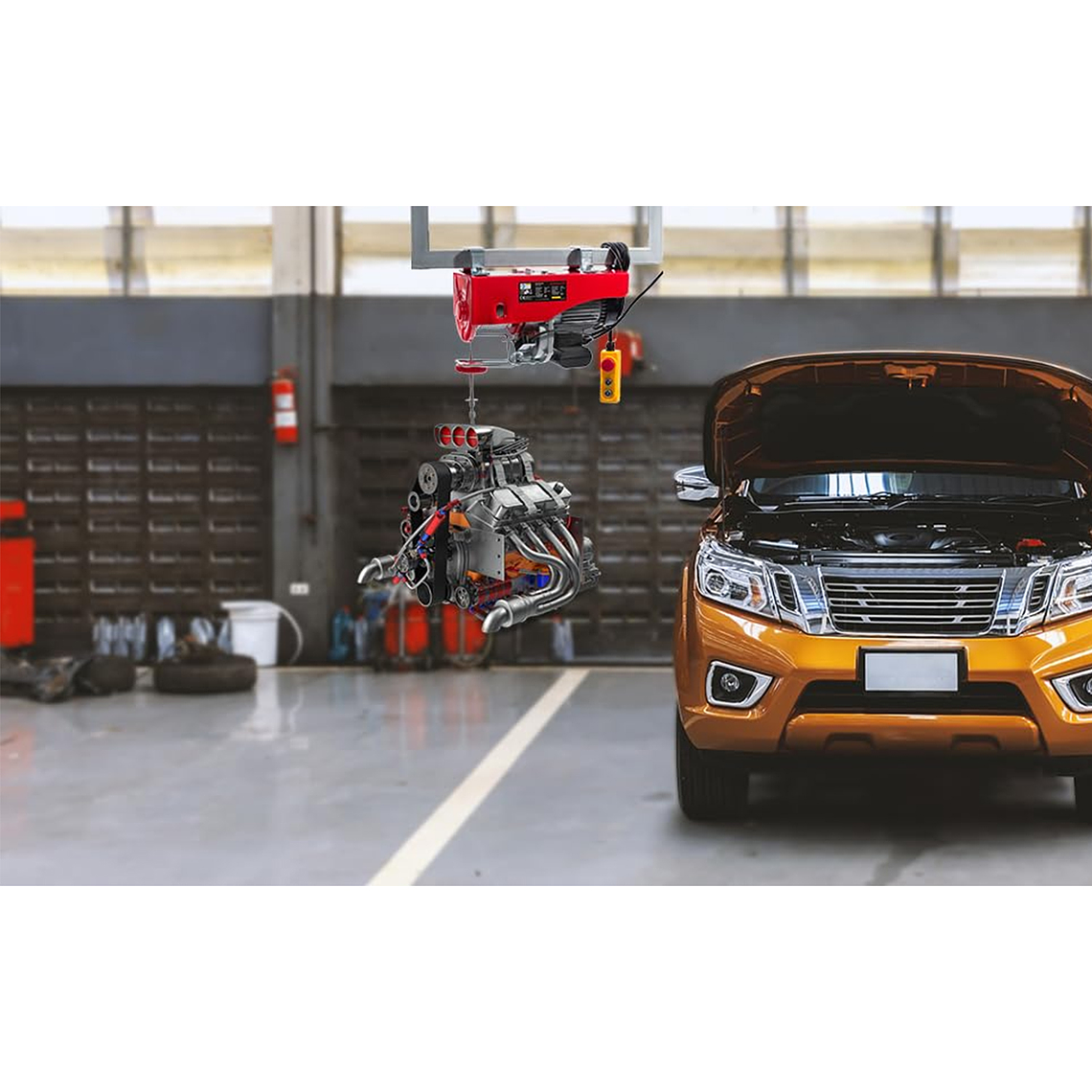 Tecle Eléctrico De Levante Hasta 500 Kgs 220v 12m 8