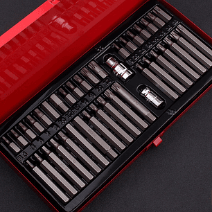 Set Kit Juego Puntas Corto Largo Torx Allen 40 Piezas