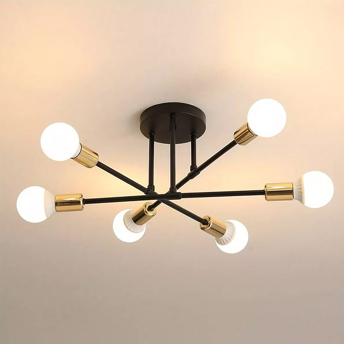Lámpara De Techo Moderna 6 Luz E27/E26 Lampara Colgantes 1