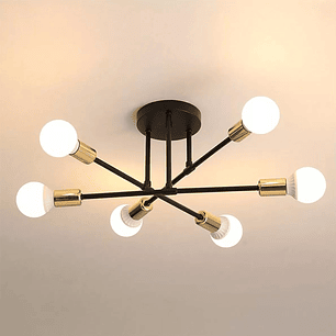 Lámpara De Techo Moderna 6 Luz E27/E26 Lampara Colgantes
