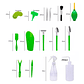 Kit Mini Herramientas Plantas Jardinería Suculentas 15piezas - Miniatura 6