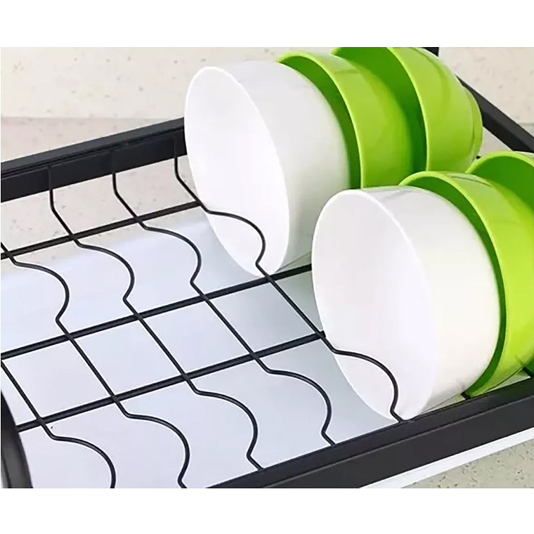 Secador Escurridor De Loza Platos 3 Niveles / Negro 2