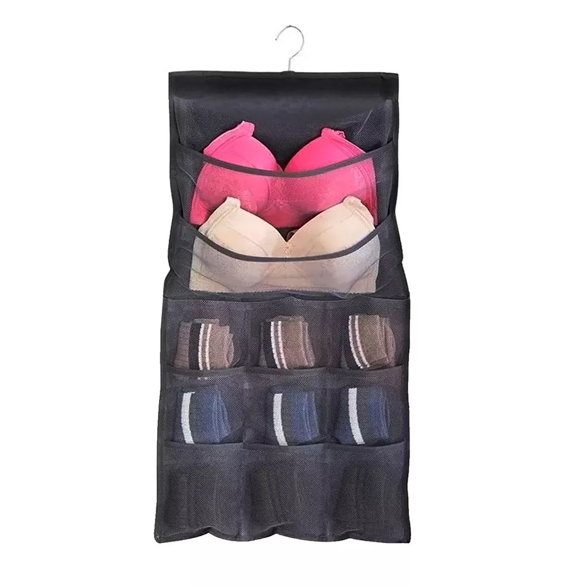 Organizador Colgante Sostenes Calcetas Ropa Interior 5nivels 1