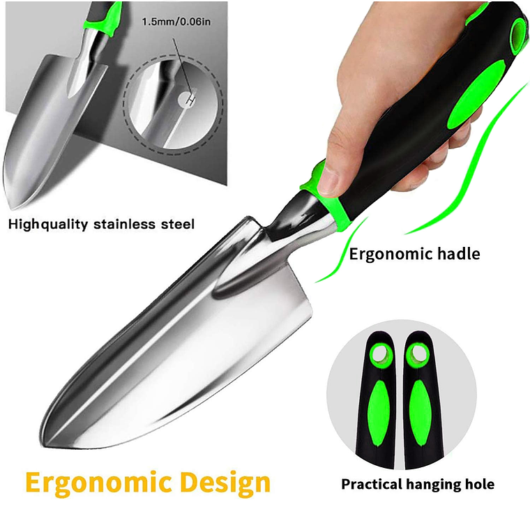 Set 4 Piezas Herramientas Jardinería Huerto Plantas 3