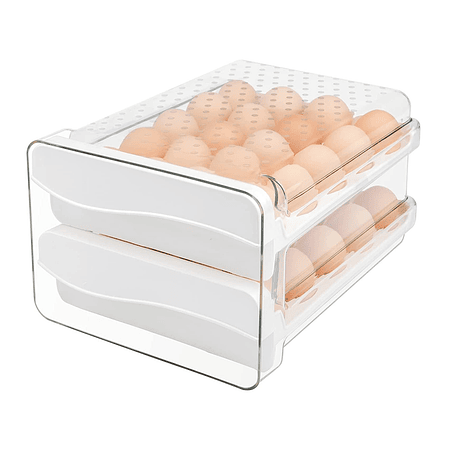 Organizador De Huevos Caja Para 40 Huevos 2 Niveles