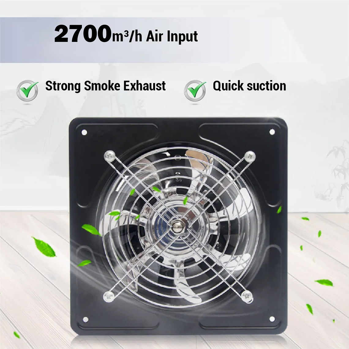 Extractor De Aire Industrial 12 Pulgadas 300mm 120w 4