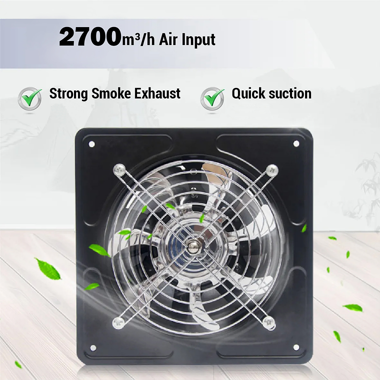 Extractor De Aire Industrial 12 Pulgadas 300mm 120w 4