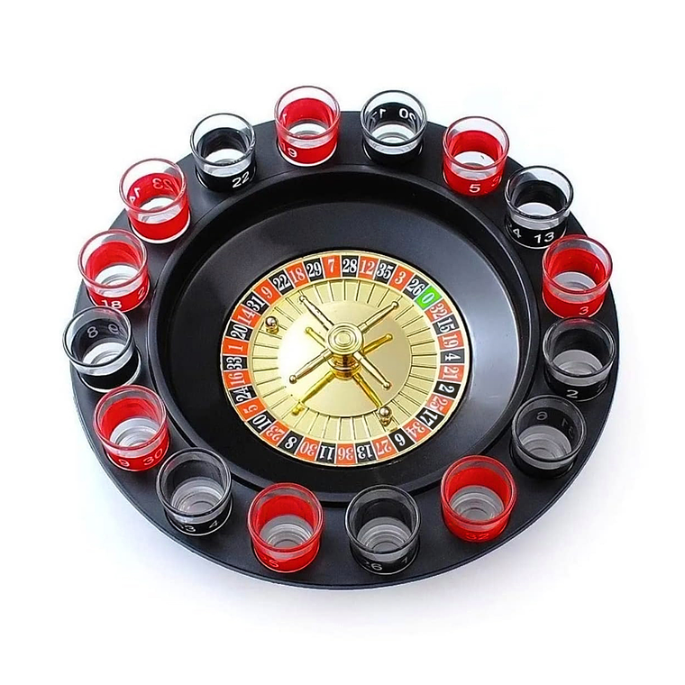 Juego De Ruleta Casino De Shots Cortitos Alcohol Chupitos 2