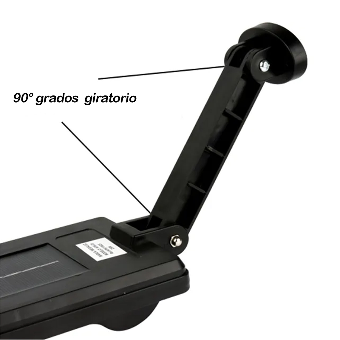 Foco Led Solar 3 Cob Sensor Movimiento + Soporte 2