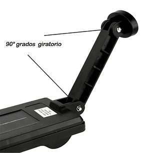 Foco Led Solar 3 Cob Sensor Movimiento + Soporte