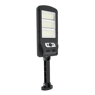 Foco Led Solar 3 Cob Sensor Movimiento + Soporte