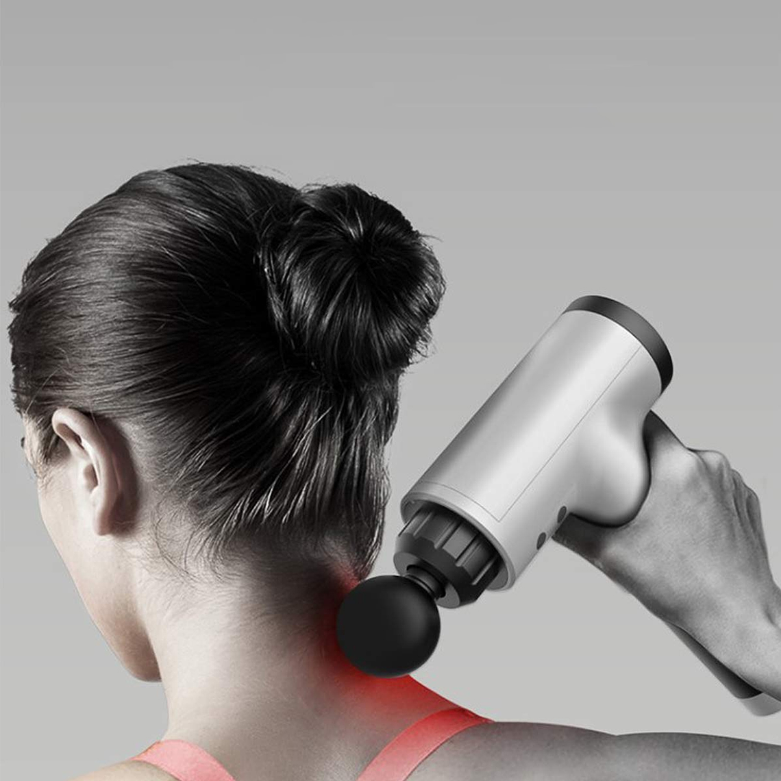 Pistola Masajeador Muscular Facial Vibrador Inalambrico 4