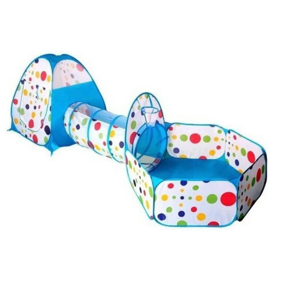 Carpa Piscina De Pelotas Con Tunel Castillo Niños Plegable 2