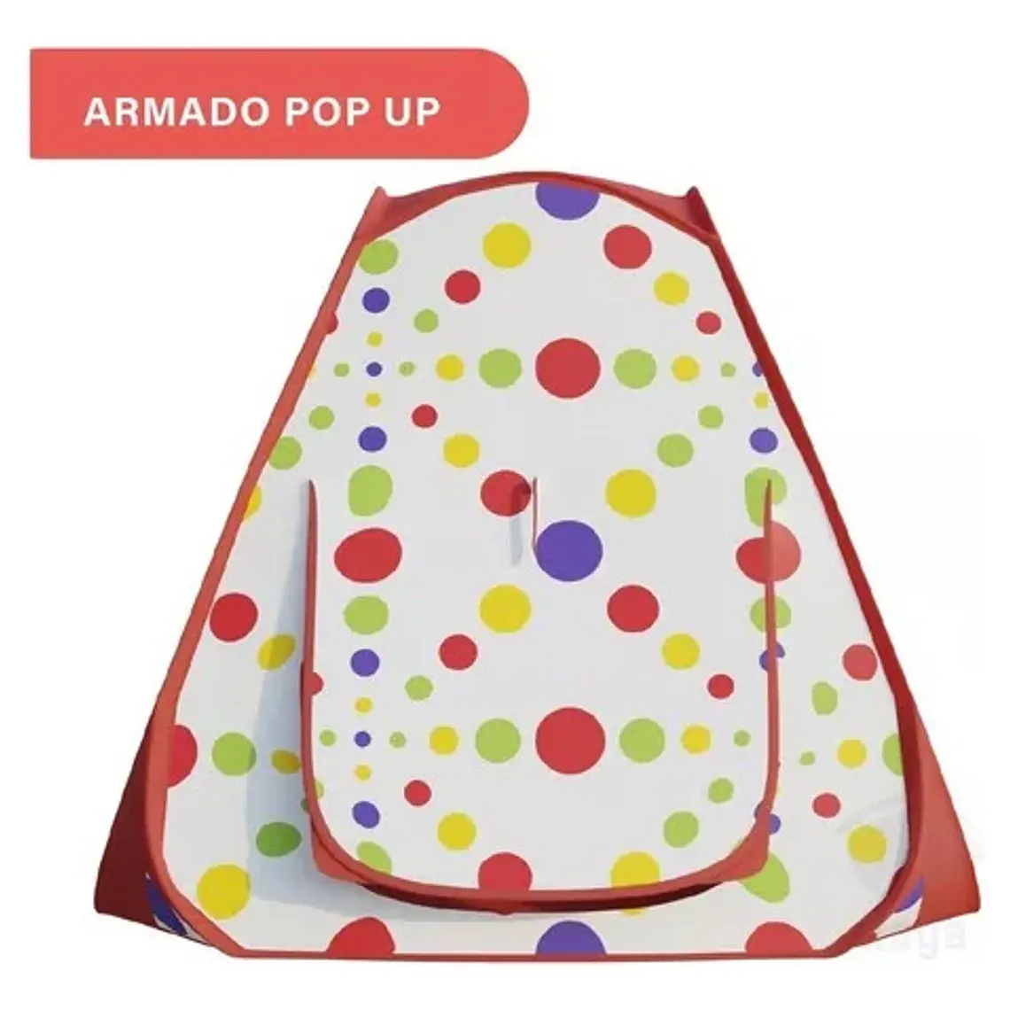 Carpa Piscina De Pelotas Con Tunel Castillo Niños Plegable 7