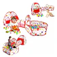 Carpa Piscina De Pelotas Con Tunel Castillo Niños Plegable - Miniatura 1