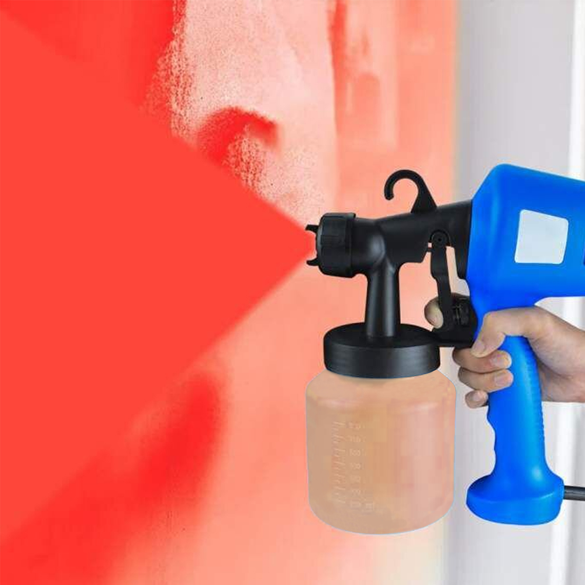 Pistola De Pintura Pulverizador Eléctrica Profesional De 400w 5